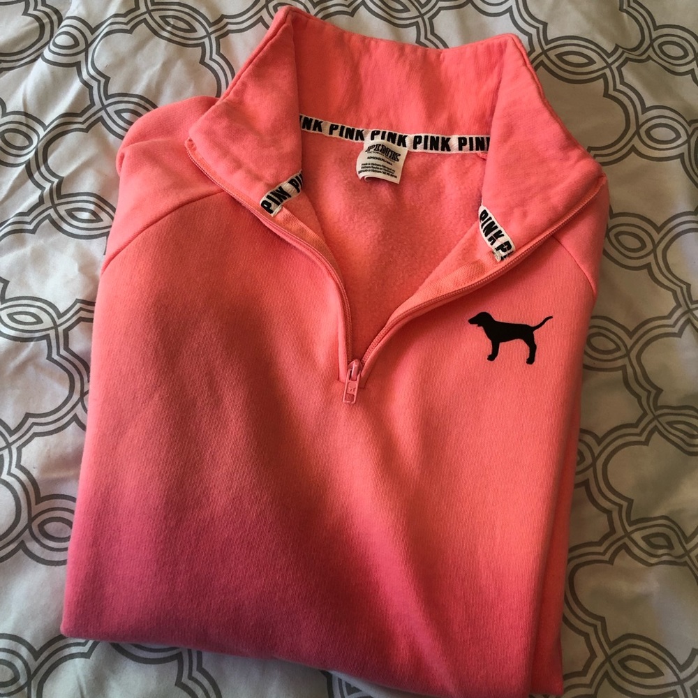 Pink Quarter Zip